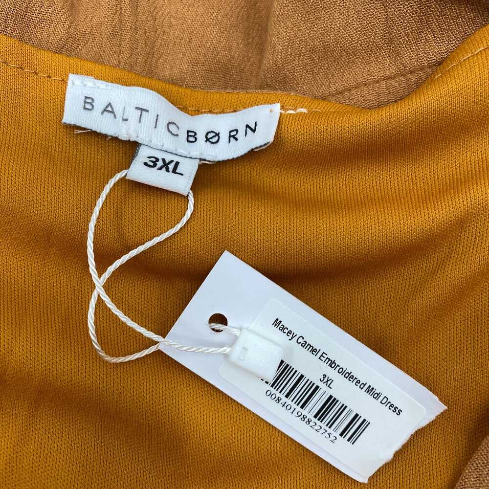 Baltic Born Tan Maxi Dress | Plus 3X Embroidered Synthetic - Picture 3 of 5